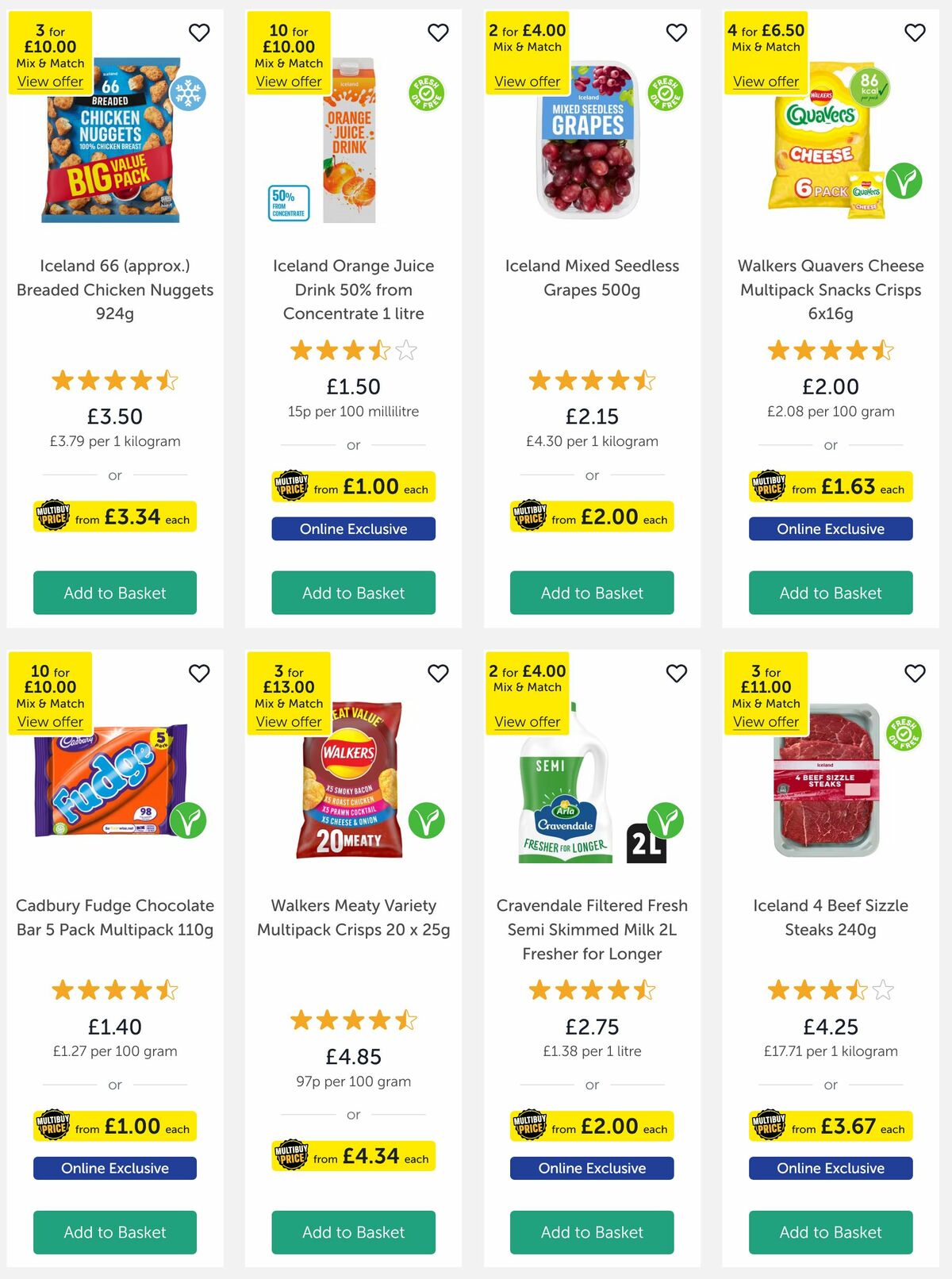 Iceland Offers from 7 March