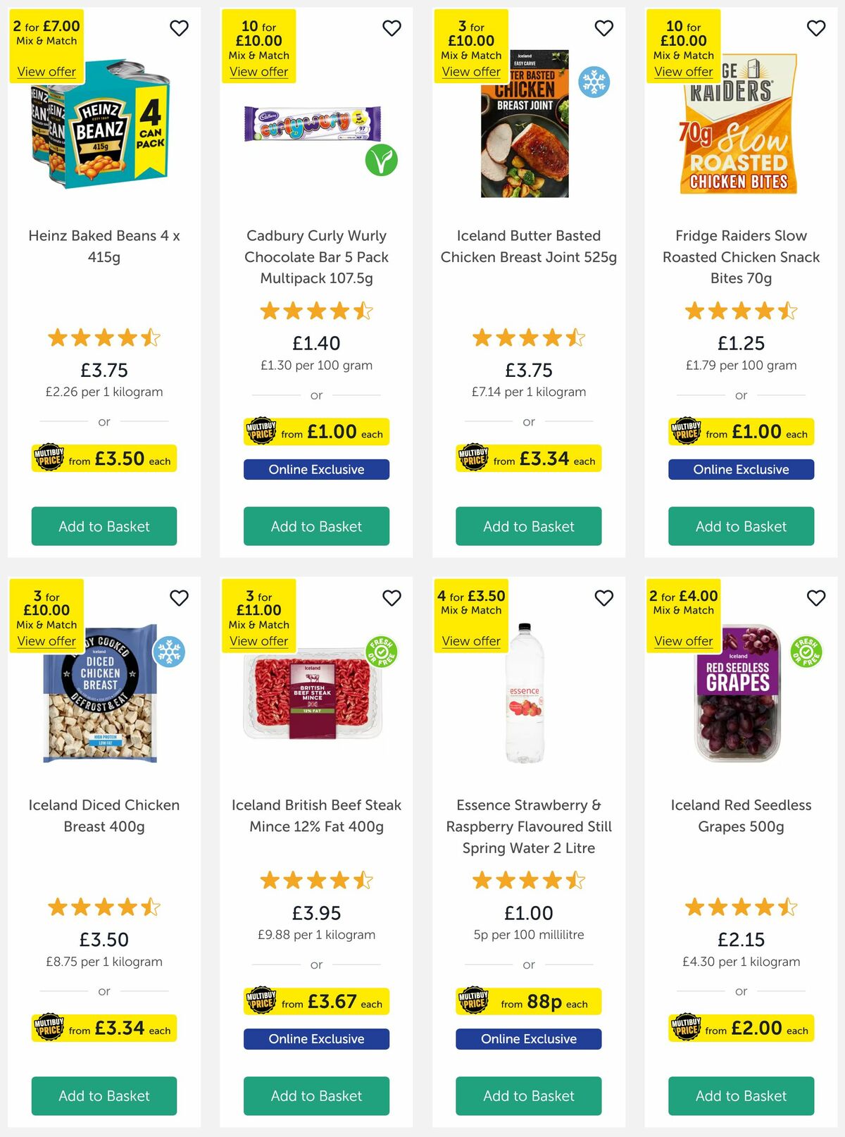 Iceland Offers from 7 March