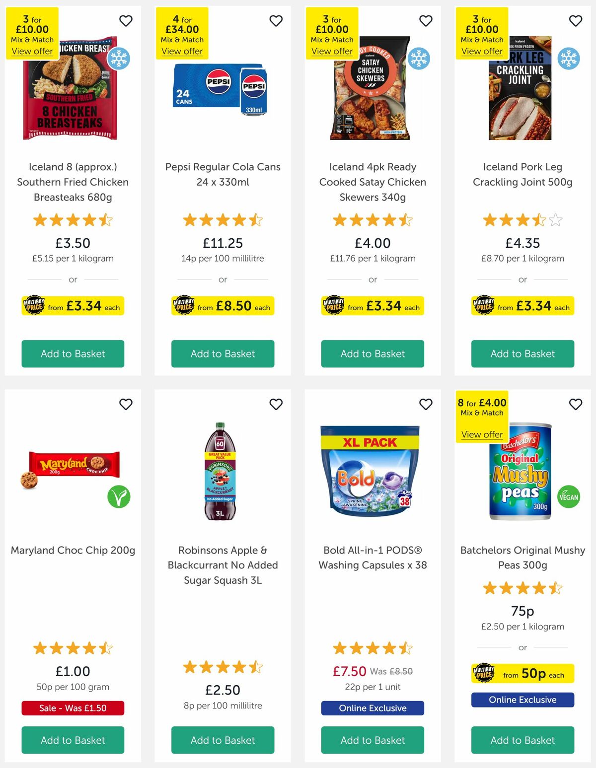 Iceland Offers from 7 March