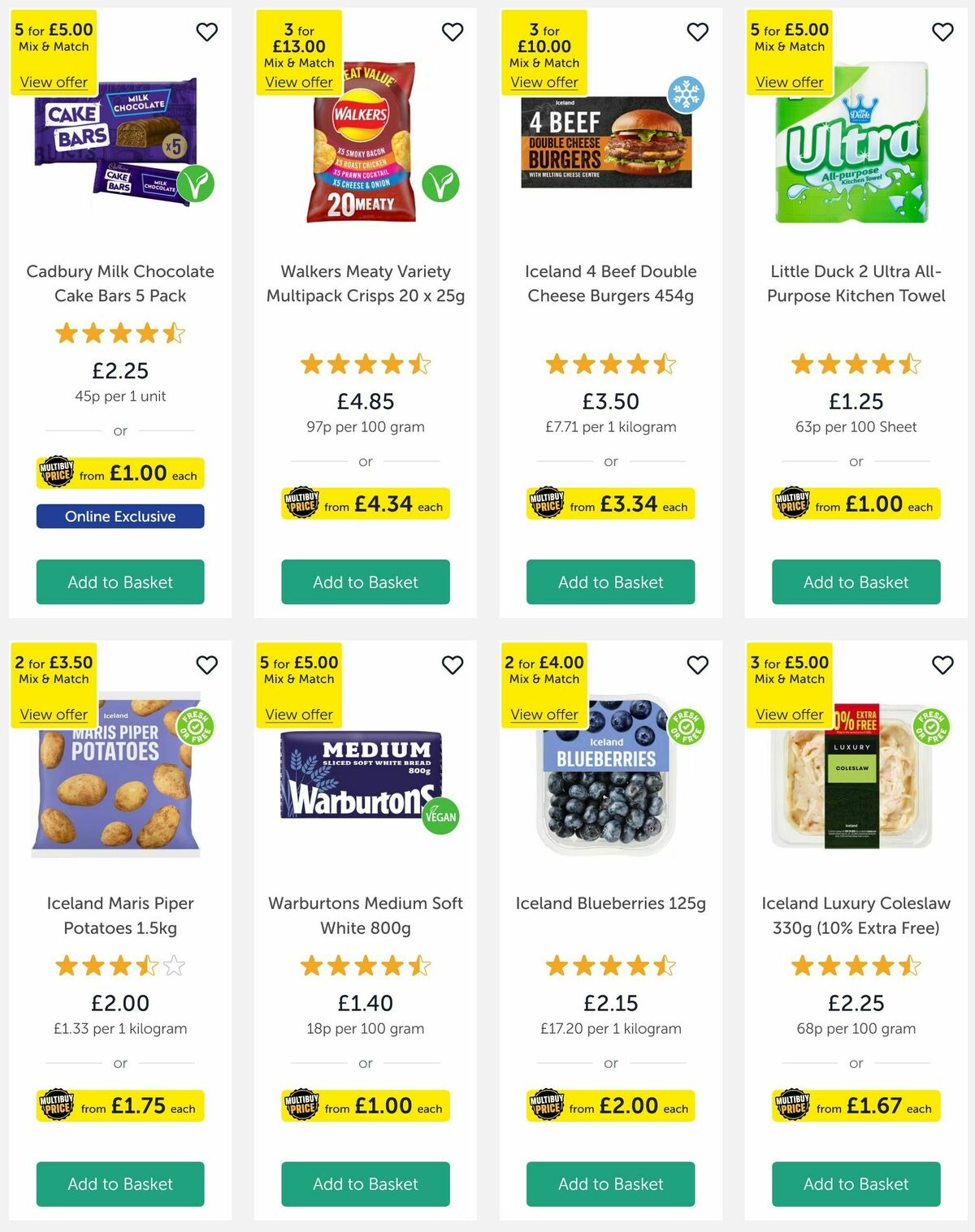 Iceland Offers from 14 March