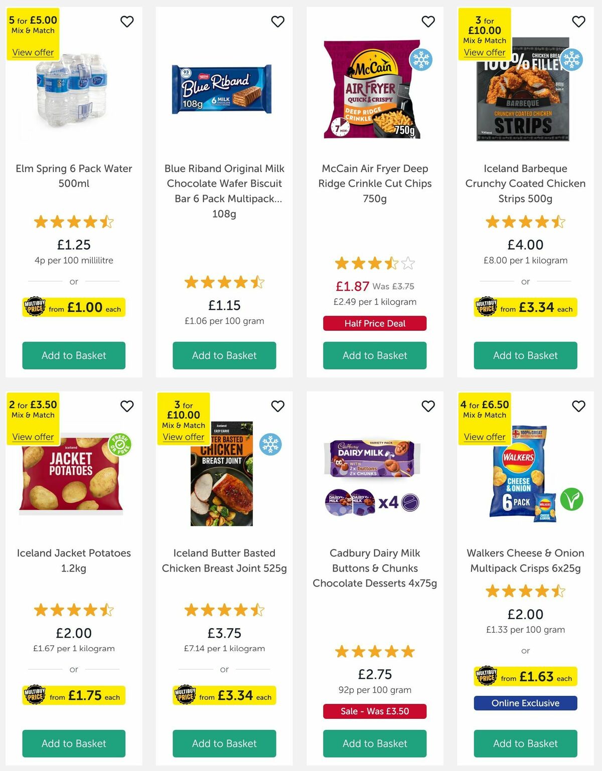 Iceland Offers from 14 March