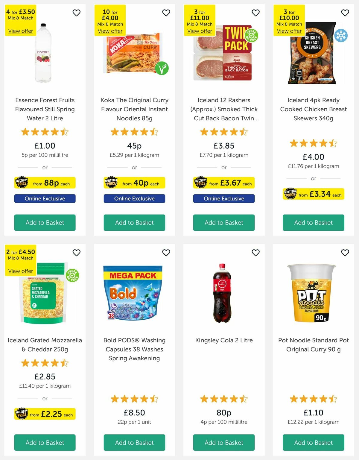 Iceland Offers from 14 March