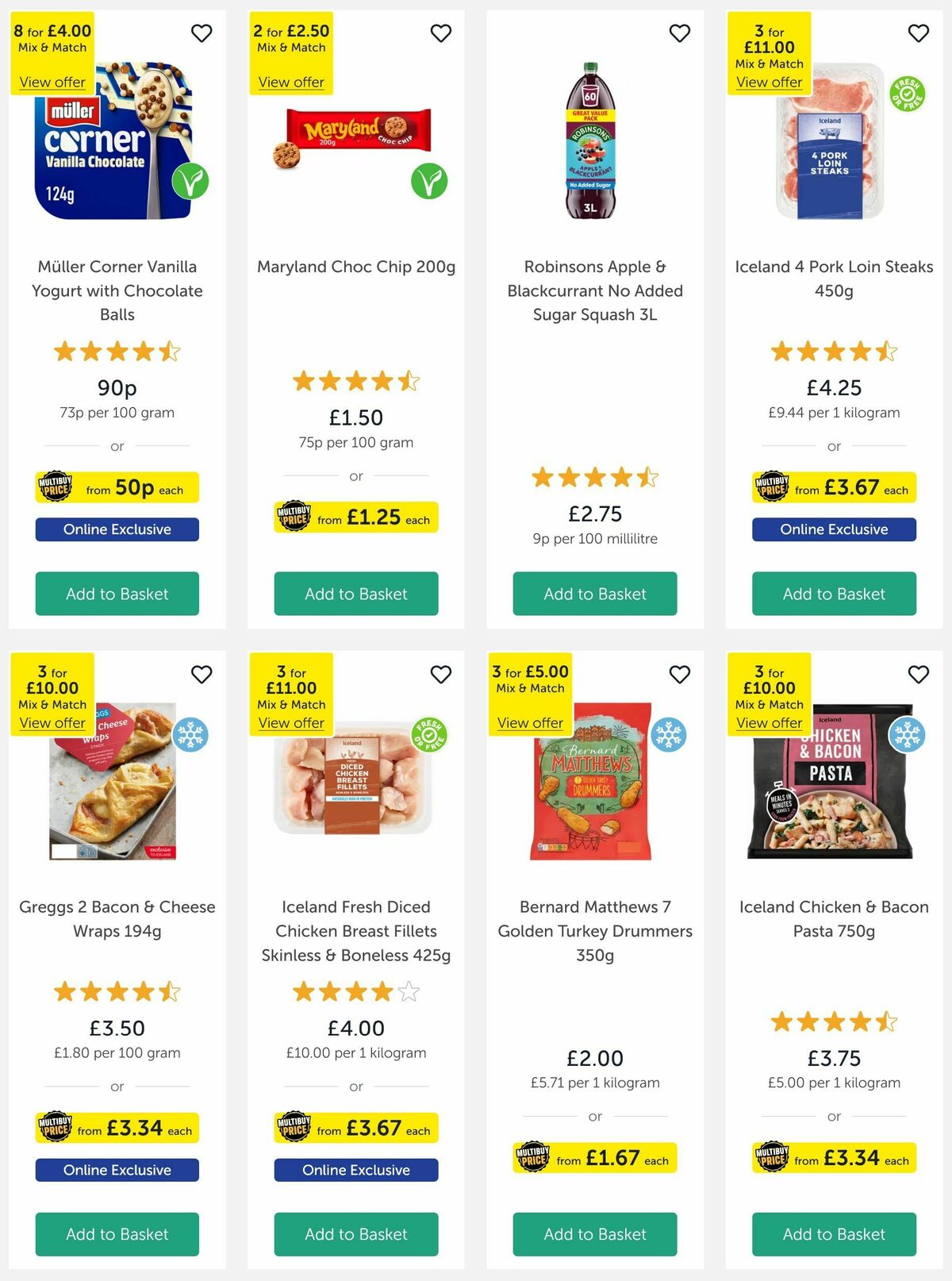 Iceland Offers from 14 March