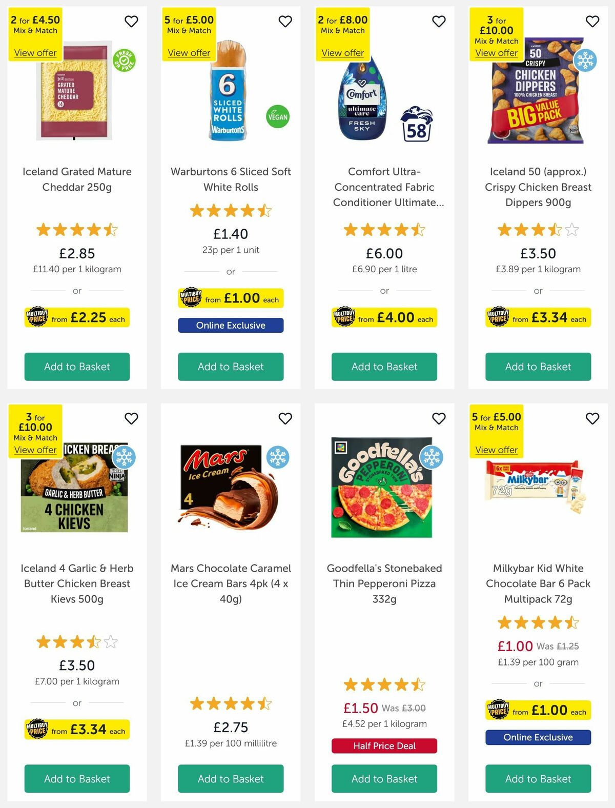 Iceland Offers from 14 March