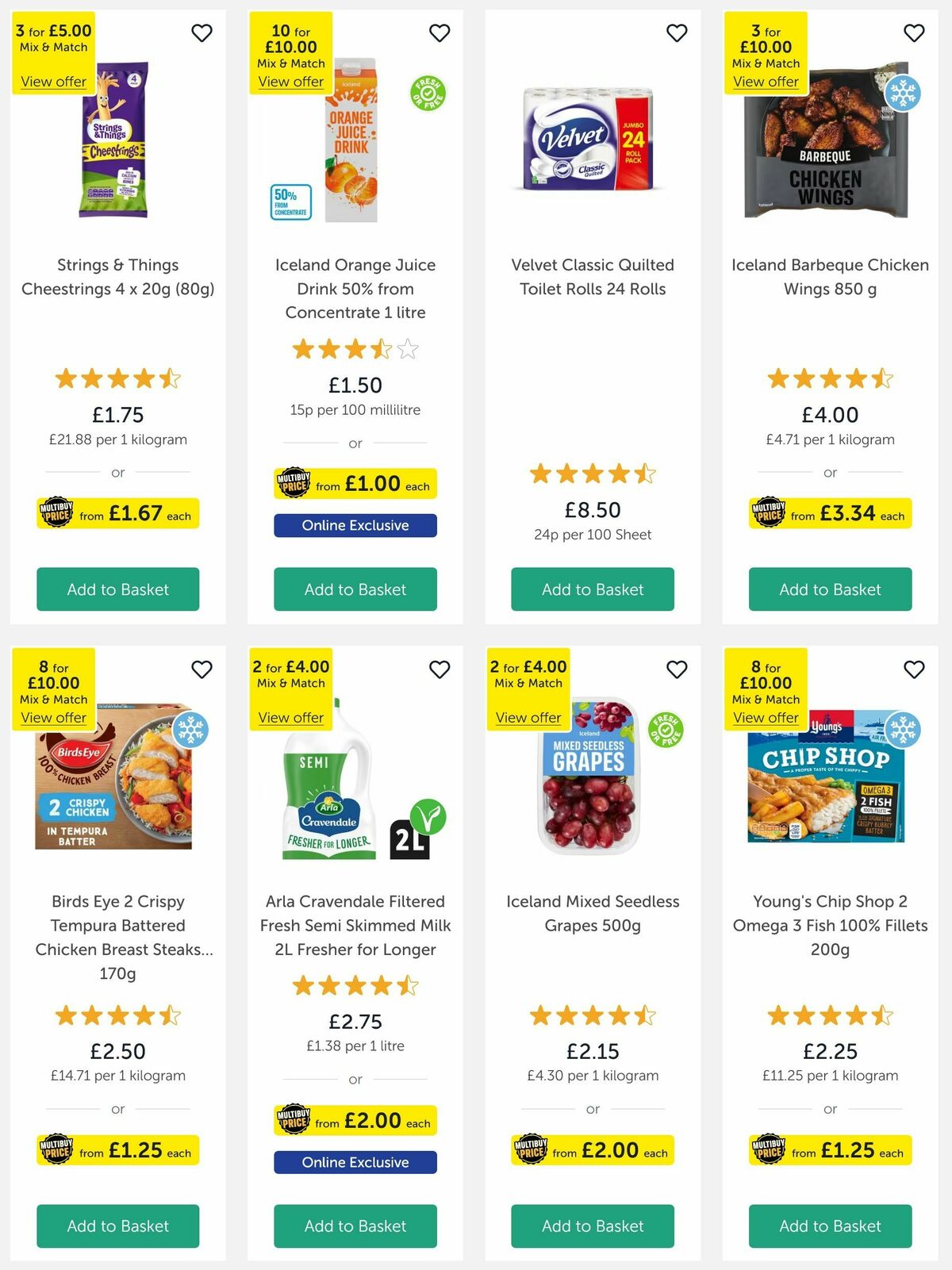 Iceland Offers from 14 March