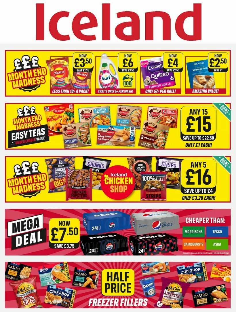 Iceland Offers from 28 March