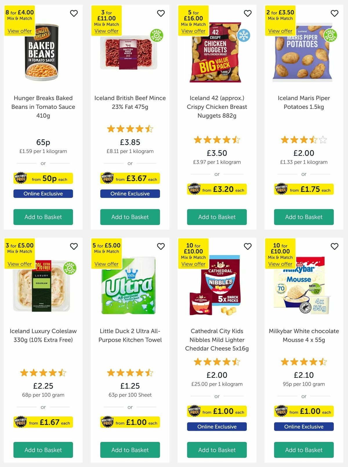 Iceland Offers from 28 March