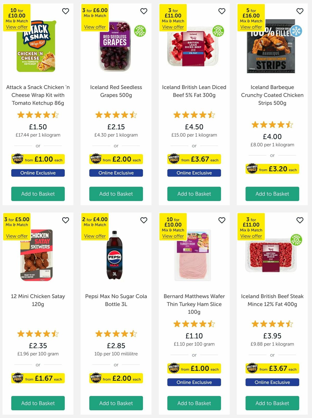 Iceland Offers from 28 March