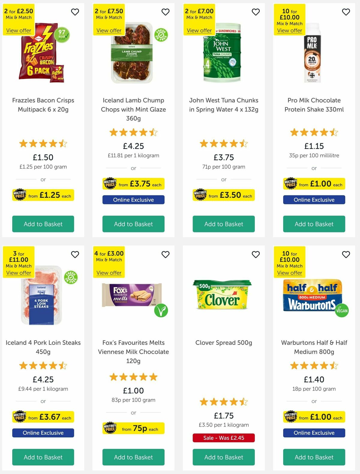 Iceland Offers from 4 April