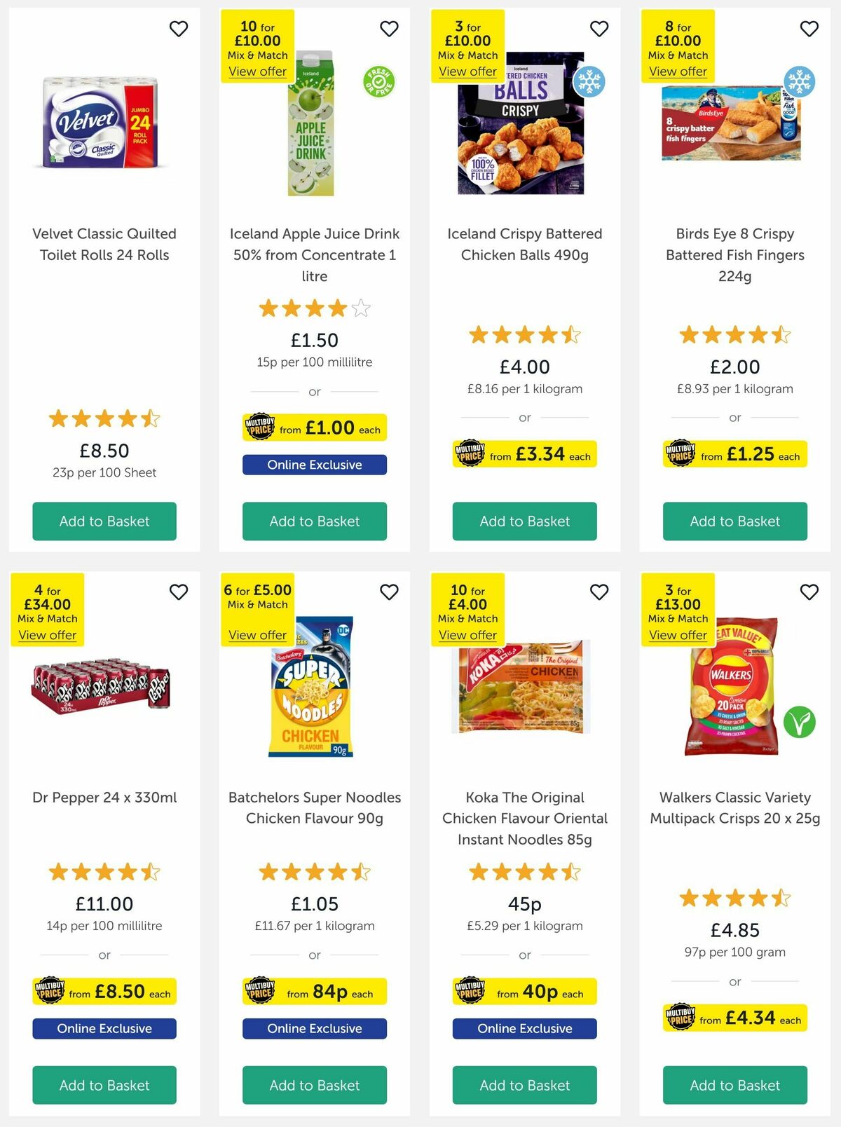 Iceland Offers from 4 April