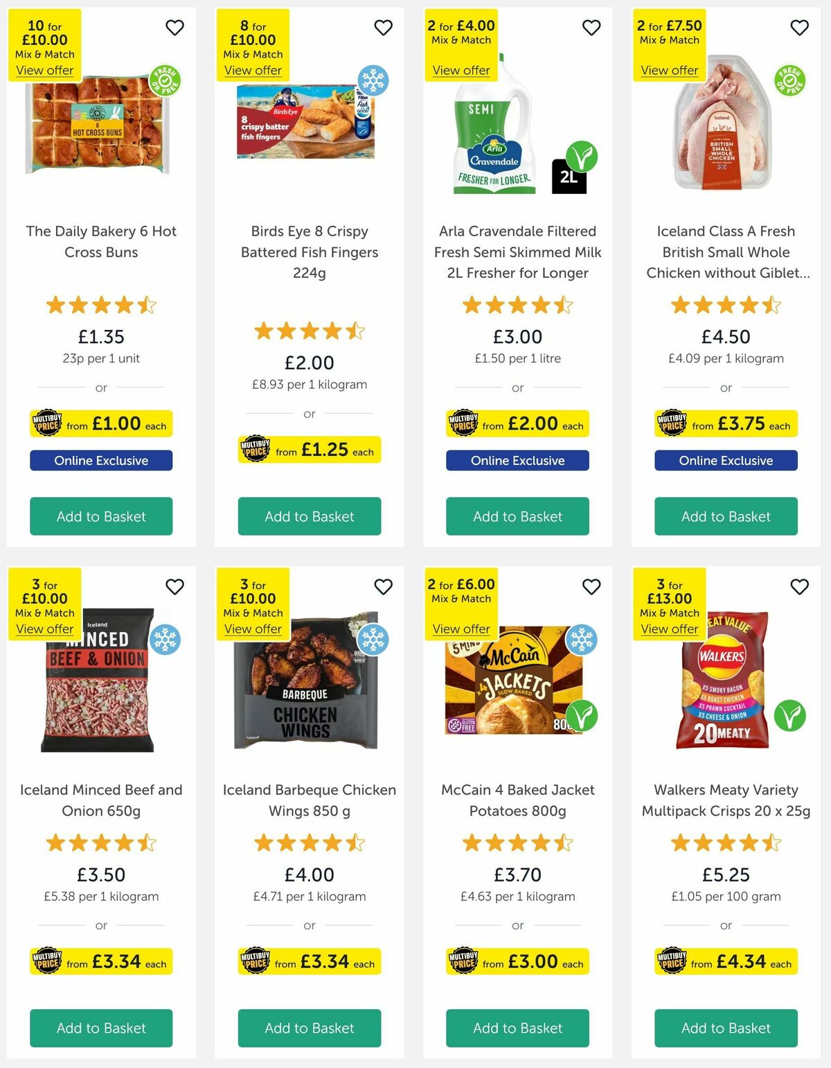 Iceland Offers from 11 April