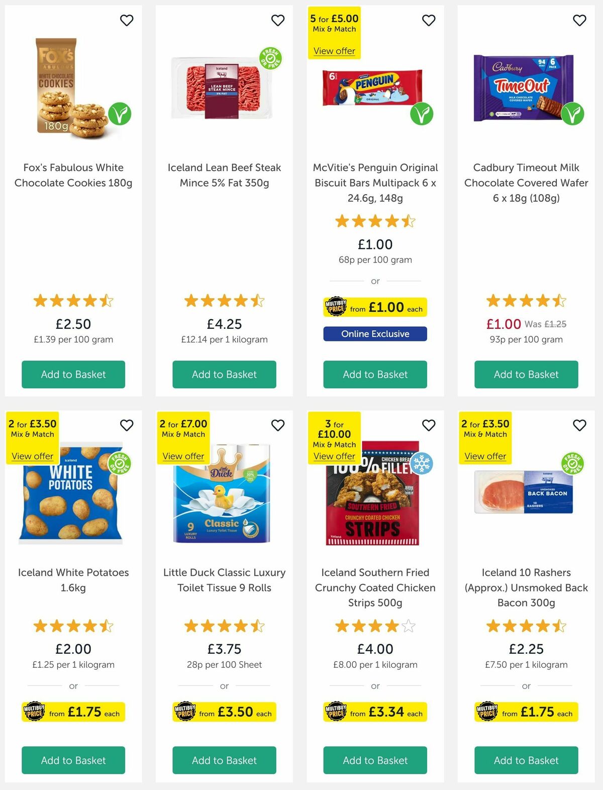 Iceland Offers from 11 April