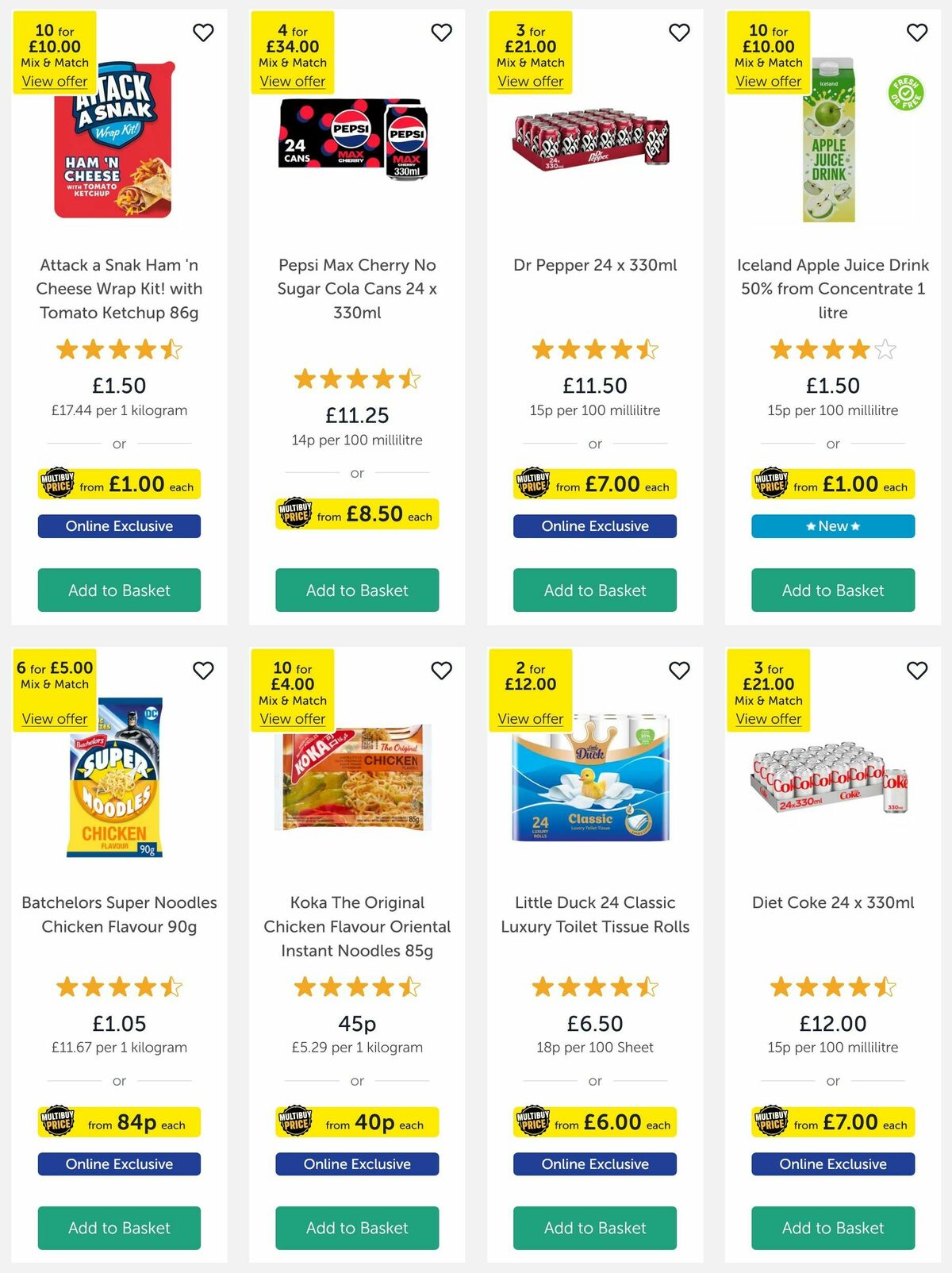 Iceland Offers from 11 April