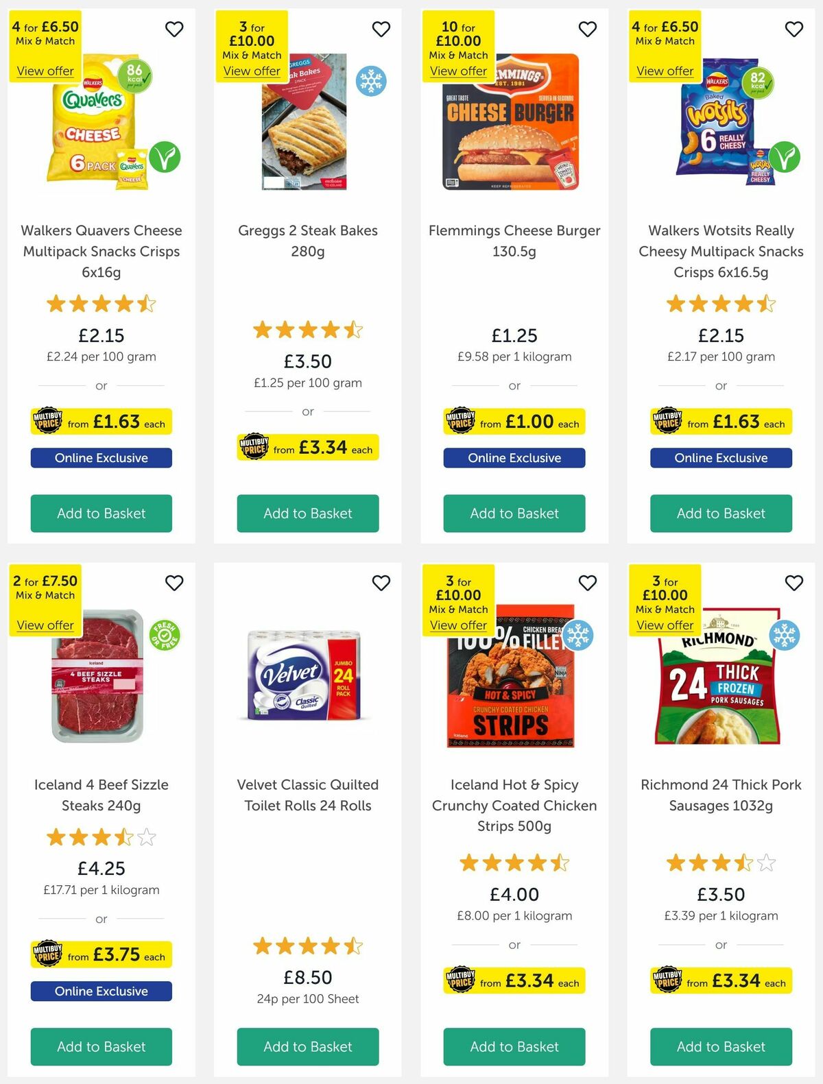 Iceland Offers from 11 April