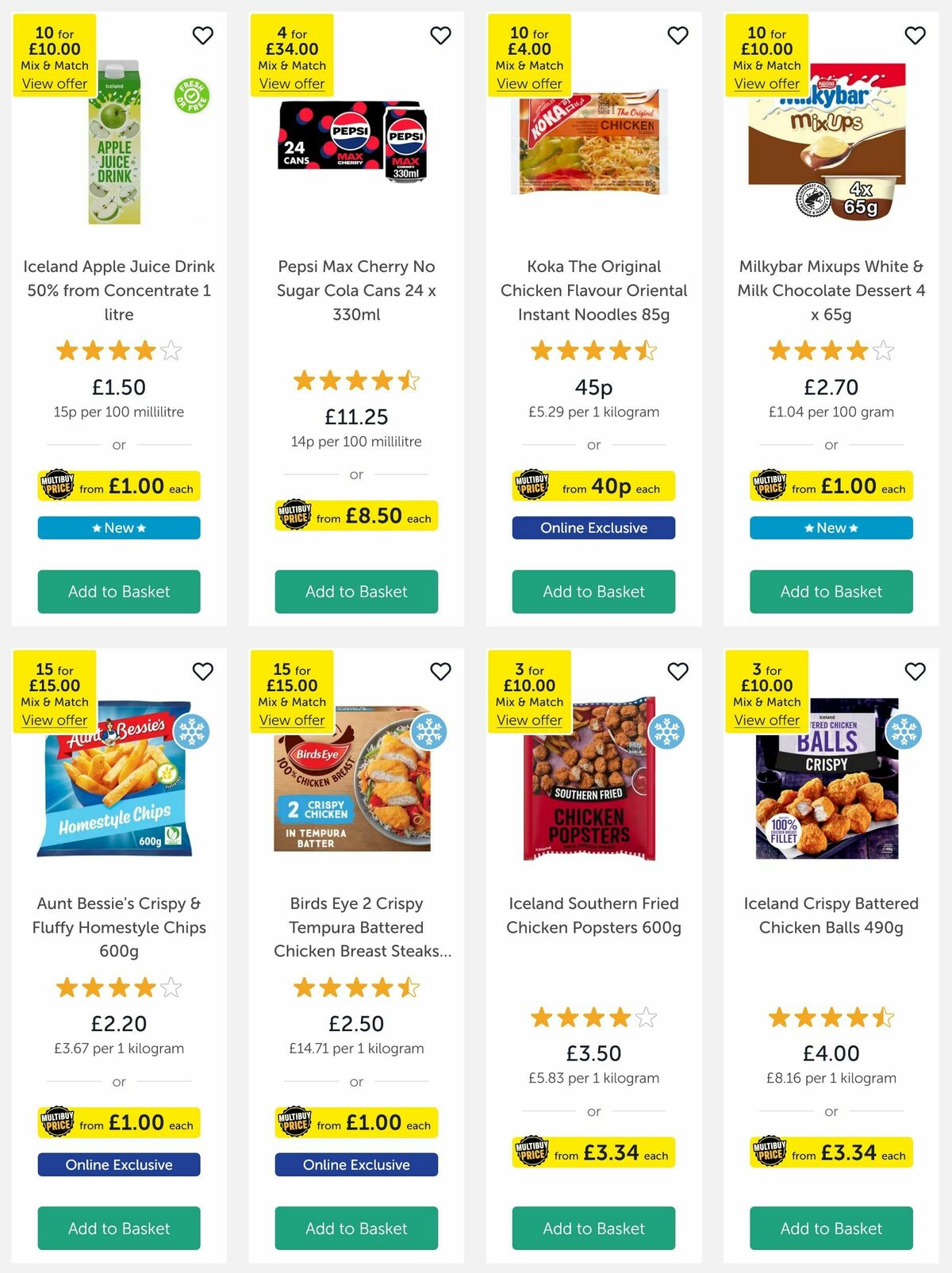 Iceland Offers from 18 April