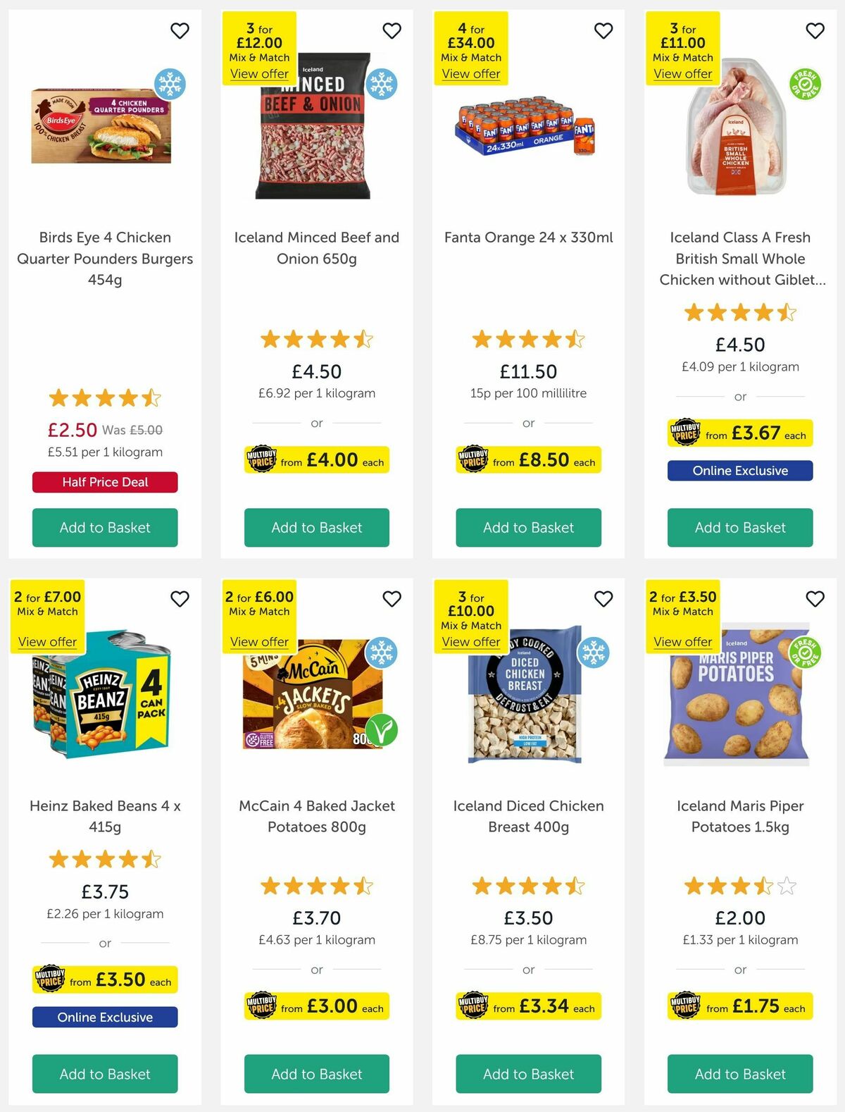 Iceland Offers from 2 May