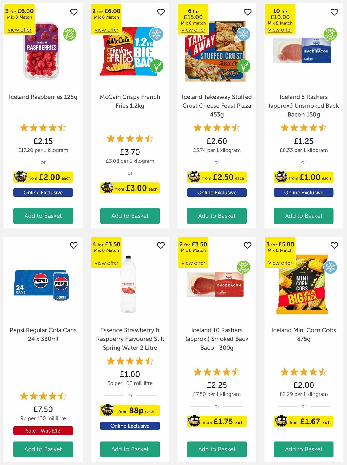 Iceland Offers from 2 May