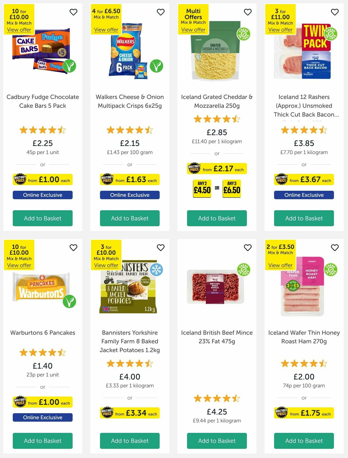 Iceland Offers from 2 May