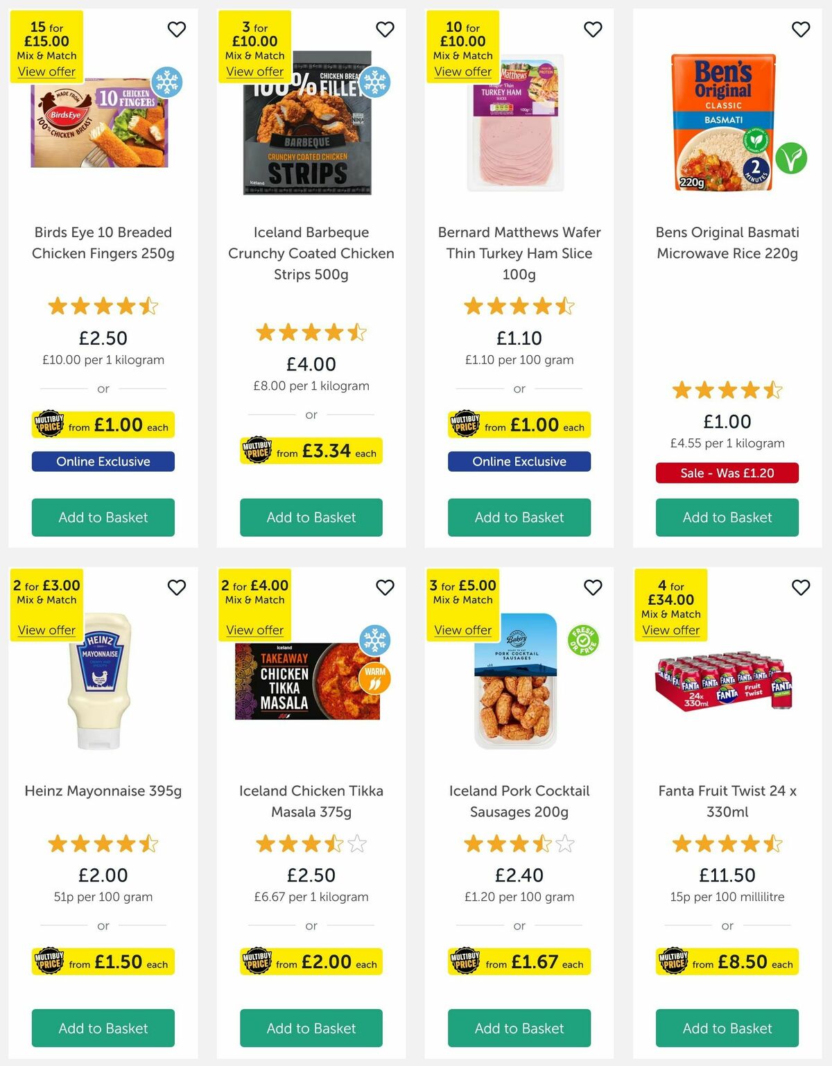 Iceland Offers from 2 May