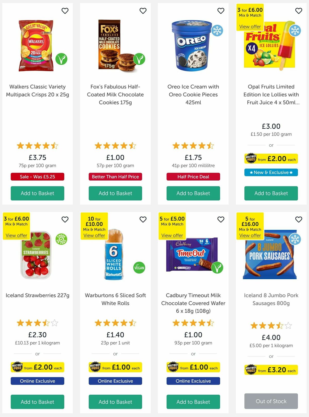 Iceland Offers from 2 May