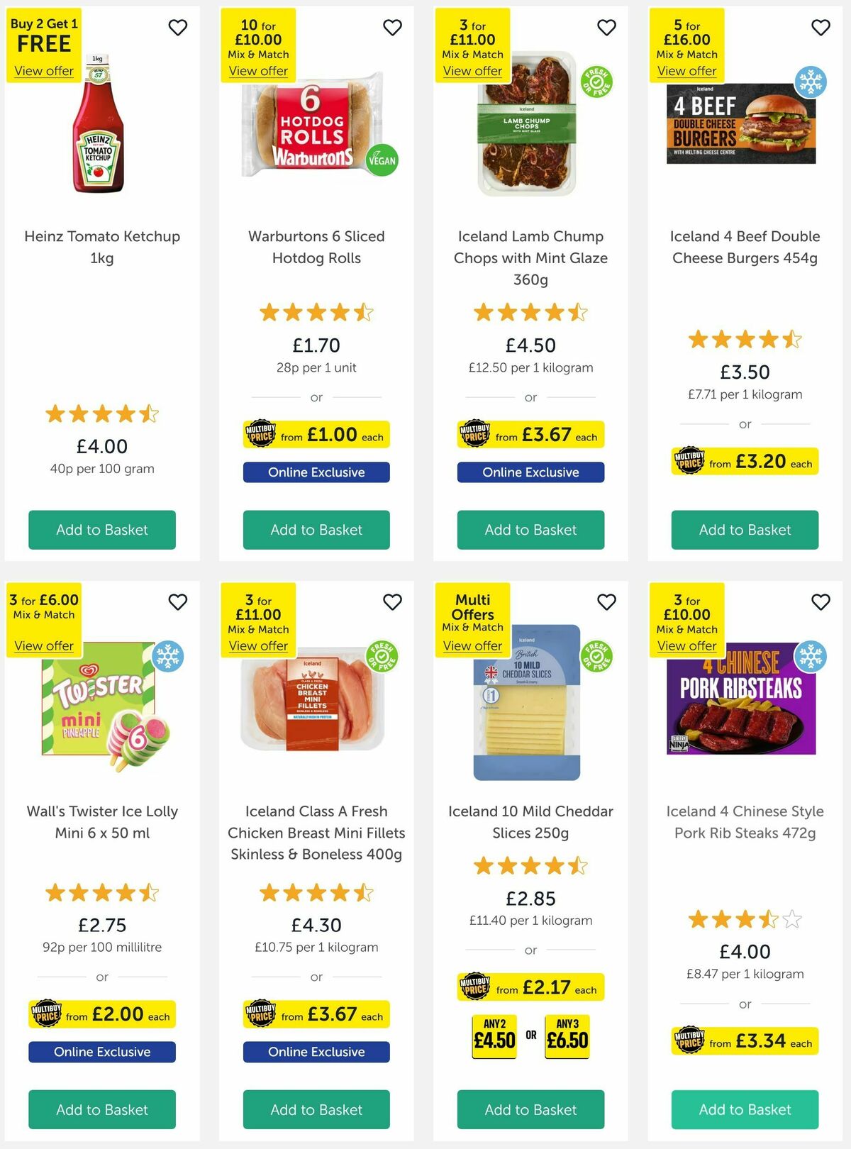 Iceland Offers from 2 May