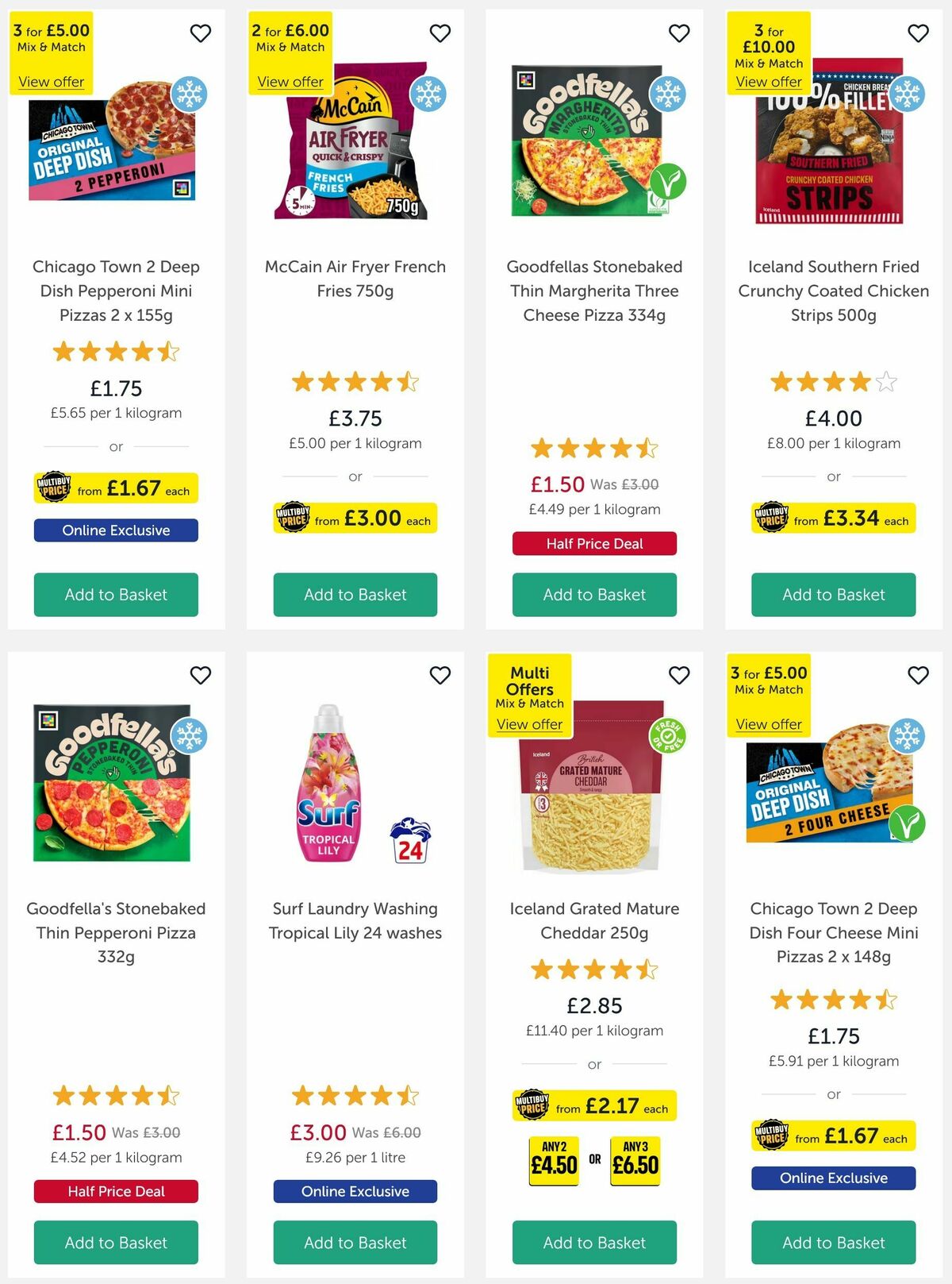 Iceland Offers from 2 May