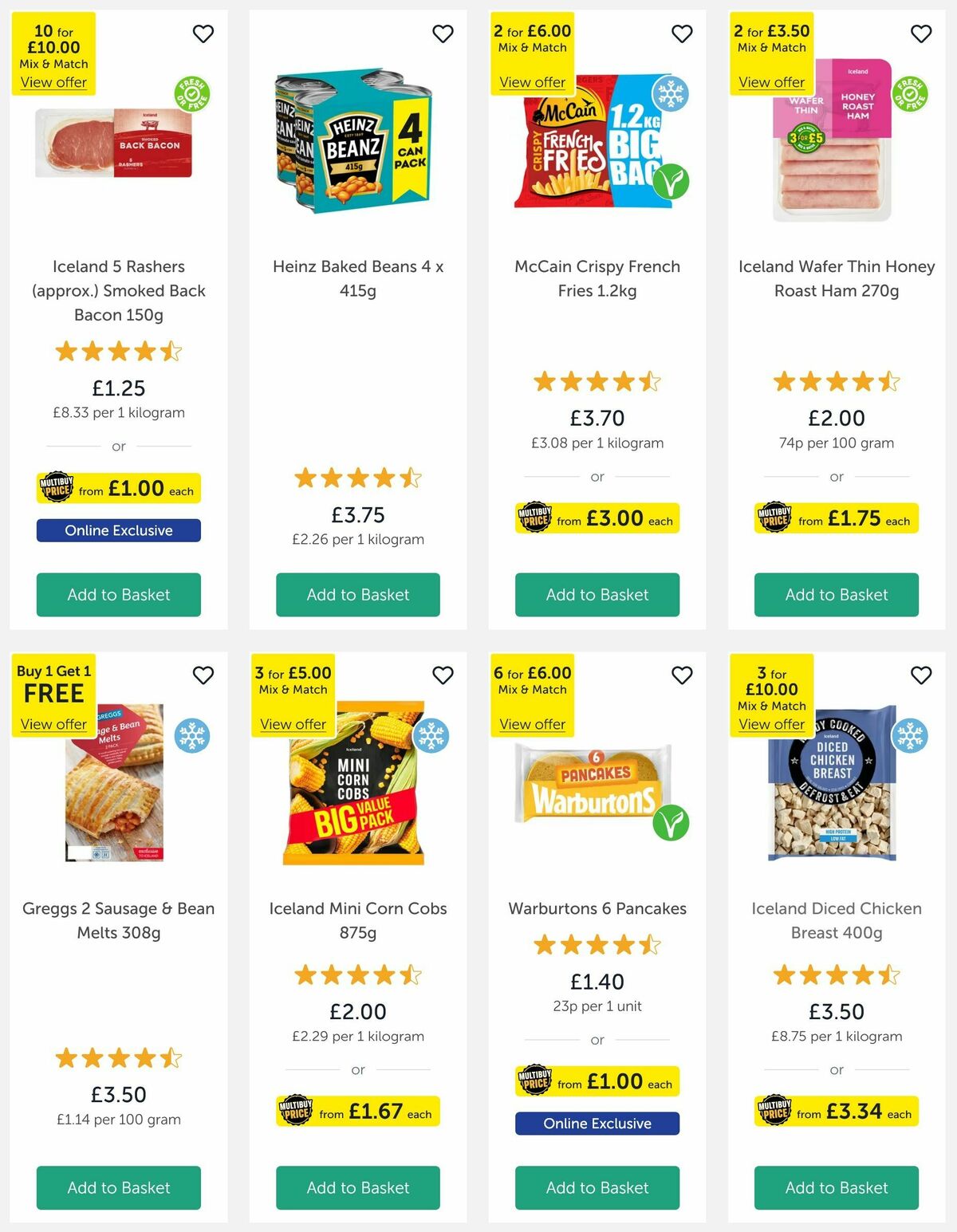 Iceland Offers from 9 May