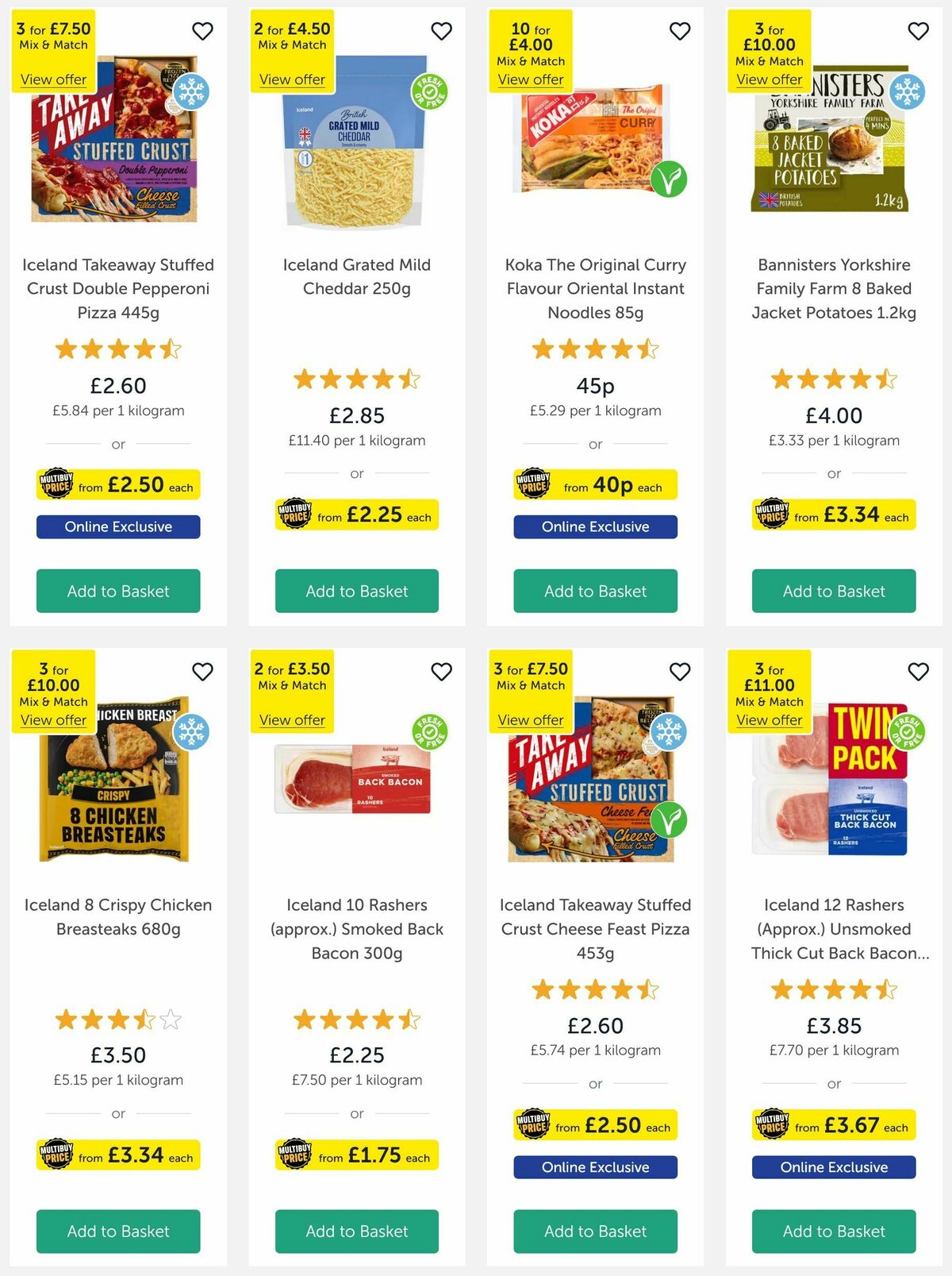 Iceland Offers from 9 May