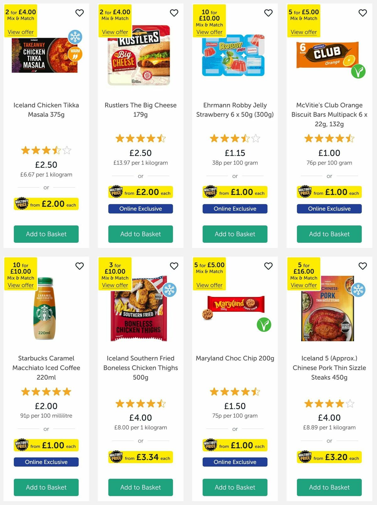 Iceland Offers from 9 May