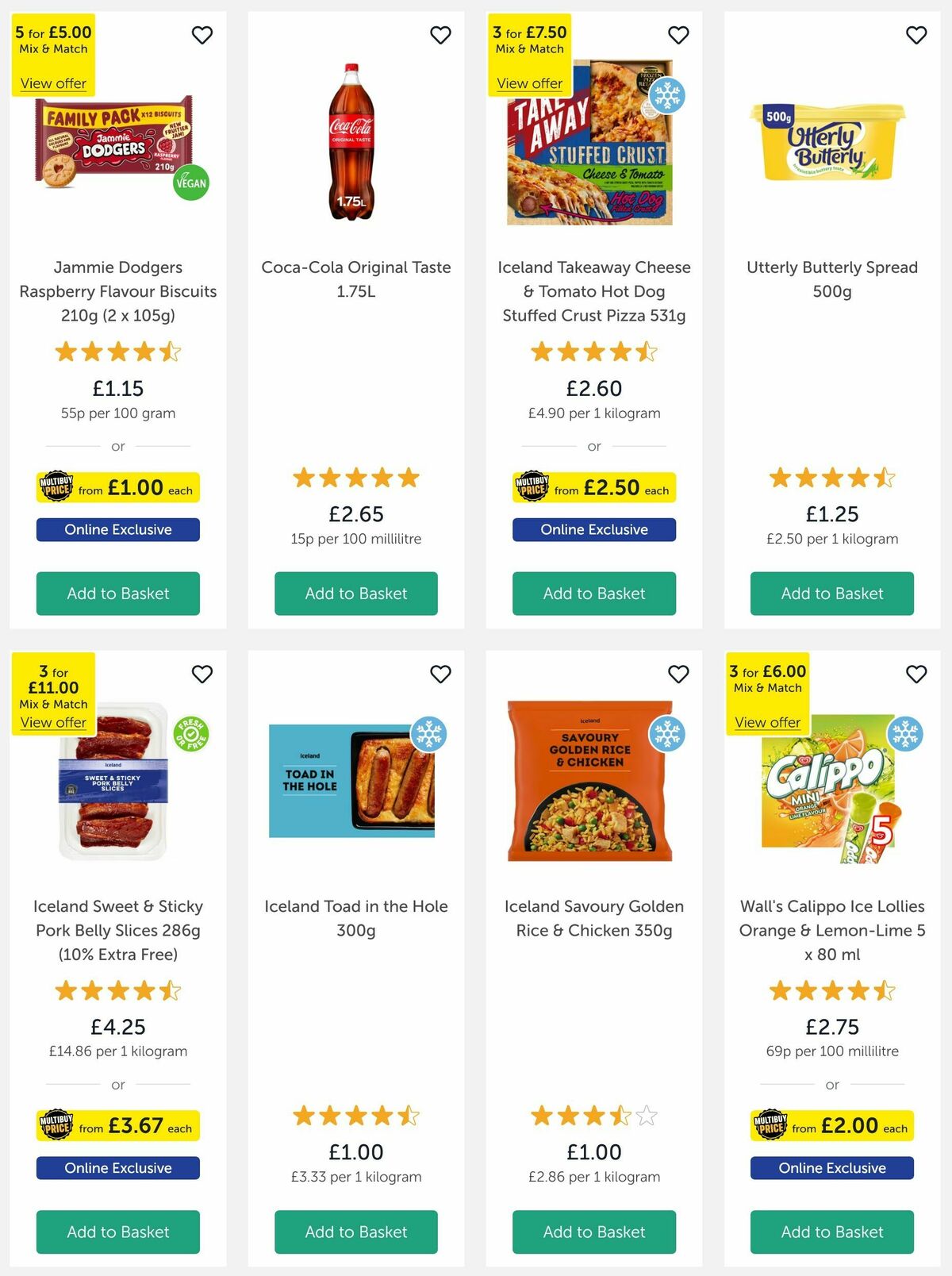 Iceland Offers from 9 May