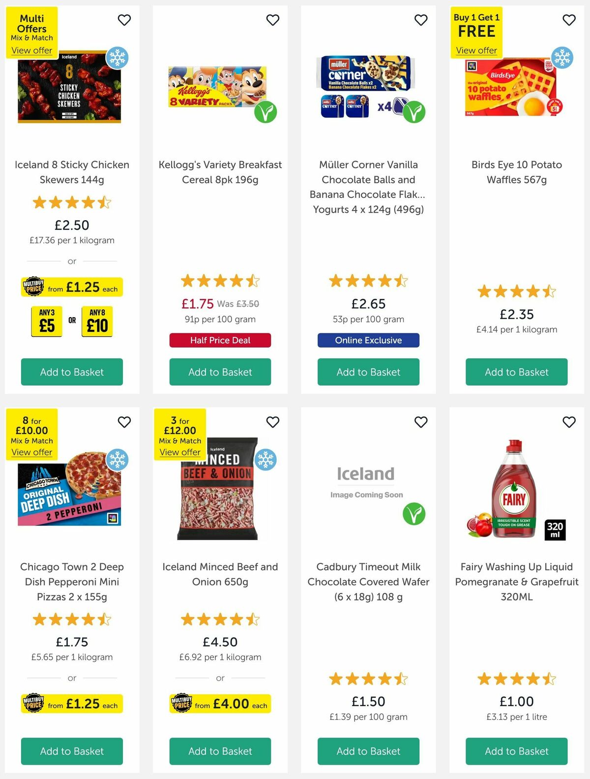 Iceland Offers from 9 May