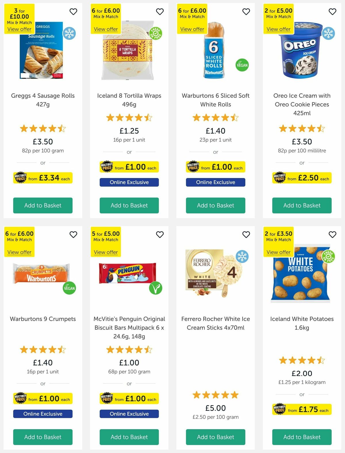 Iceland Offers from 9 May