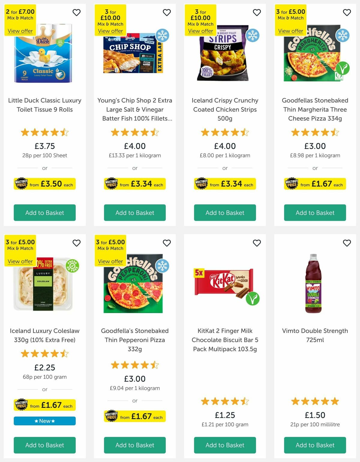 Iceland Offers from 9 May