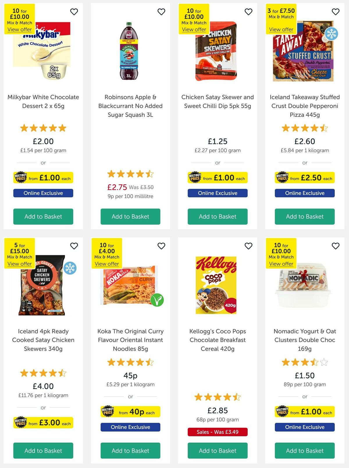 Iceland Offers from 16 May