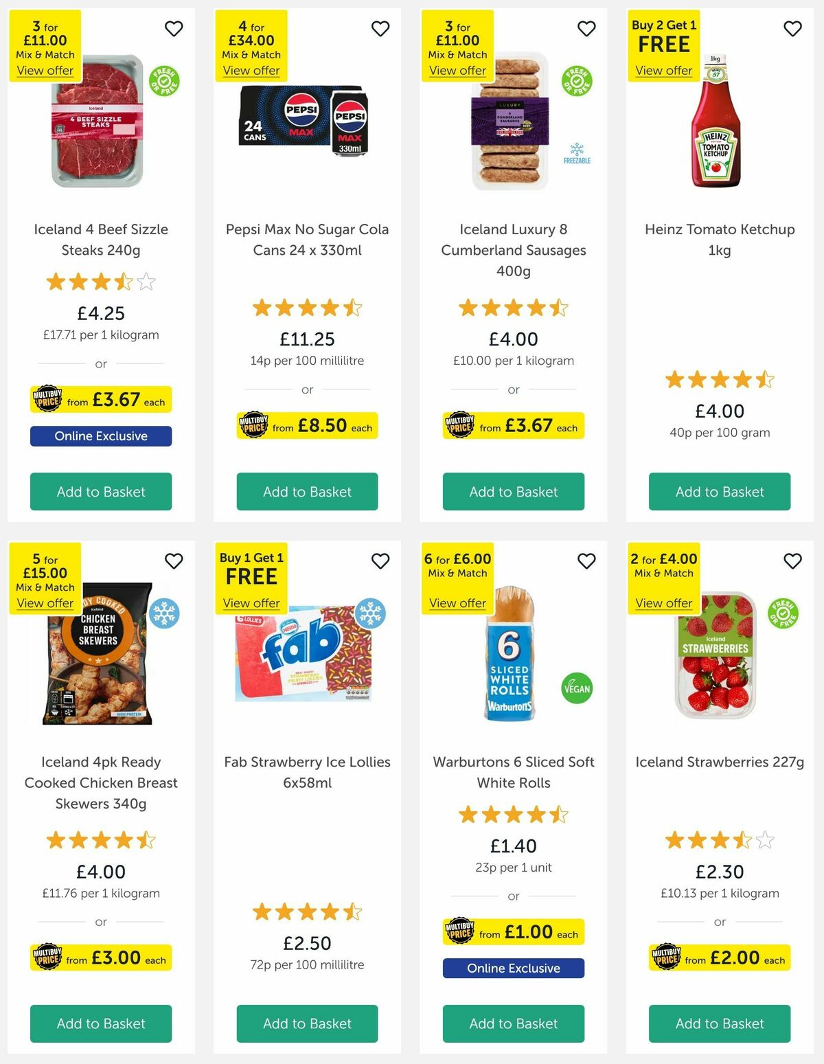 Iceland Offers from 16 May