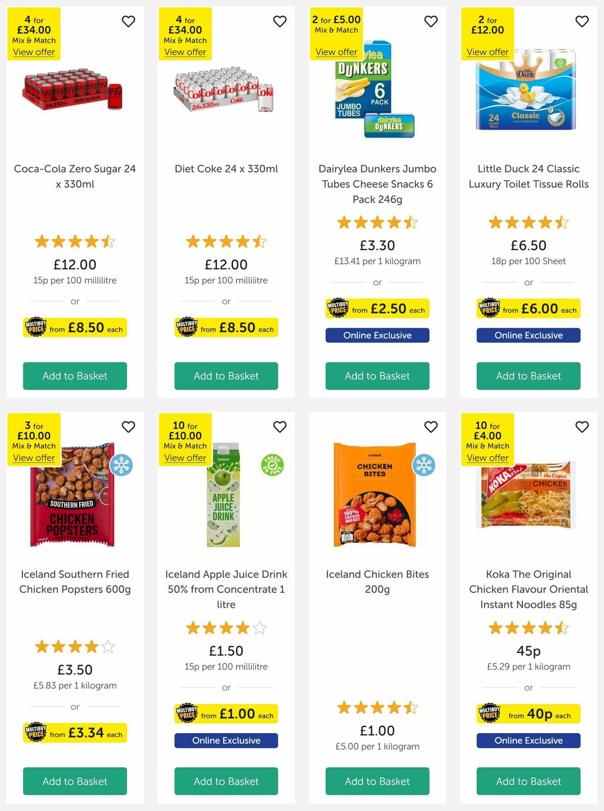 Iceland Offers from 16 May