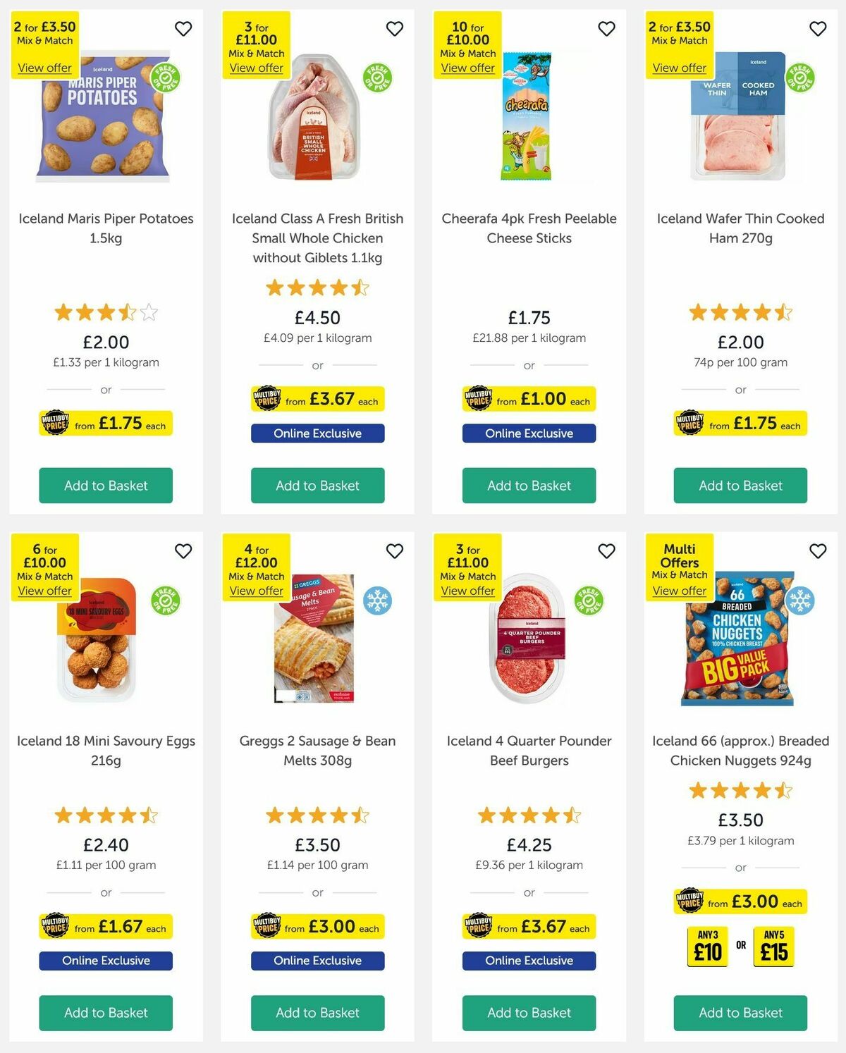 Iceland Offers from 28 May