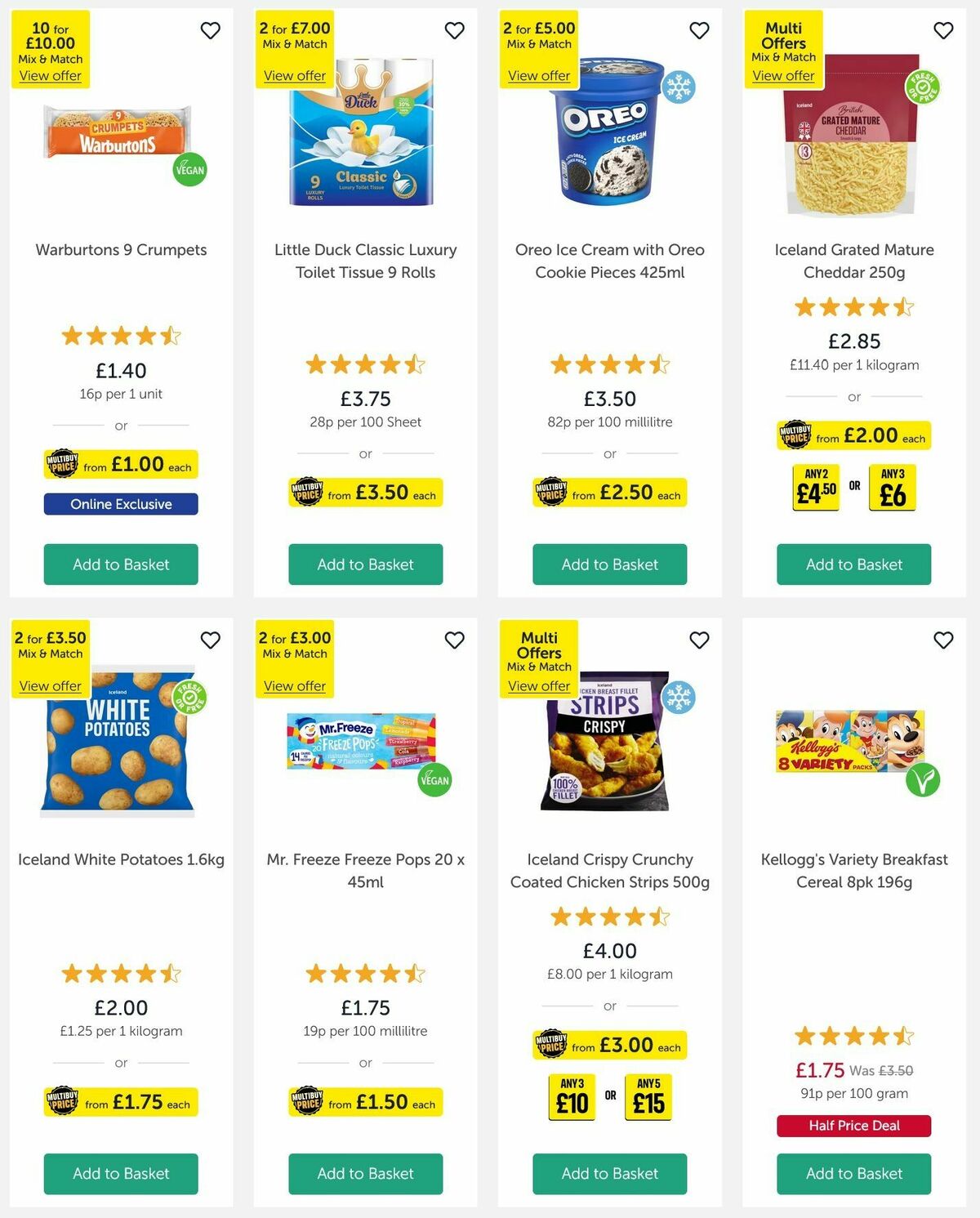 Iceland Offers from 28 May