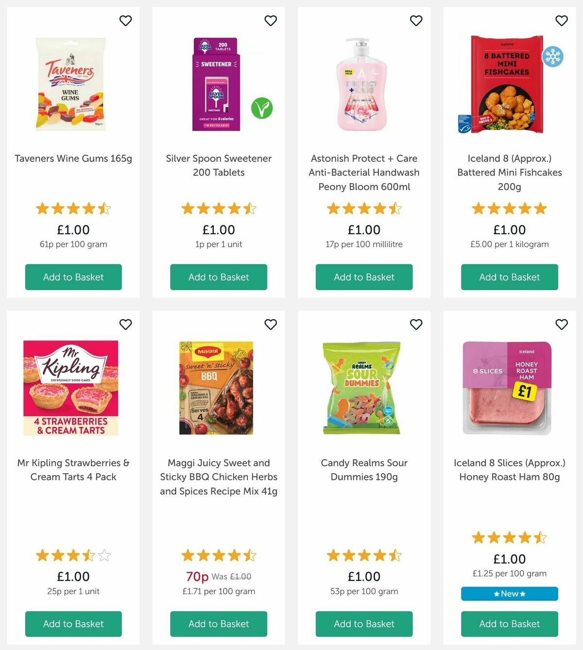 Iceland £1 or Less Offers from 28 May