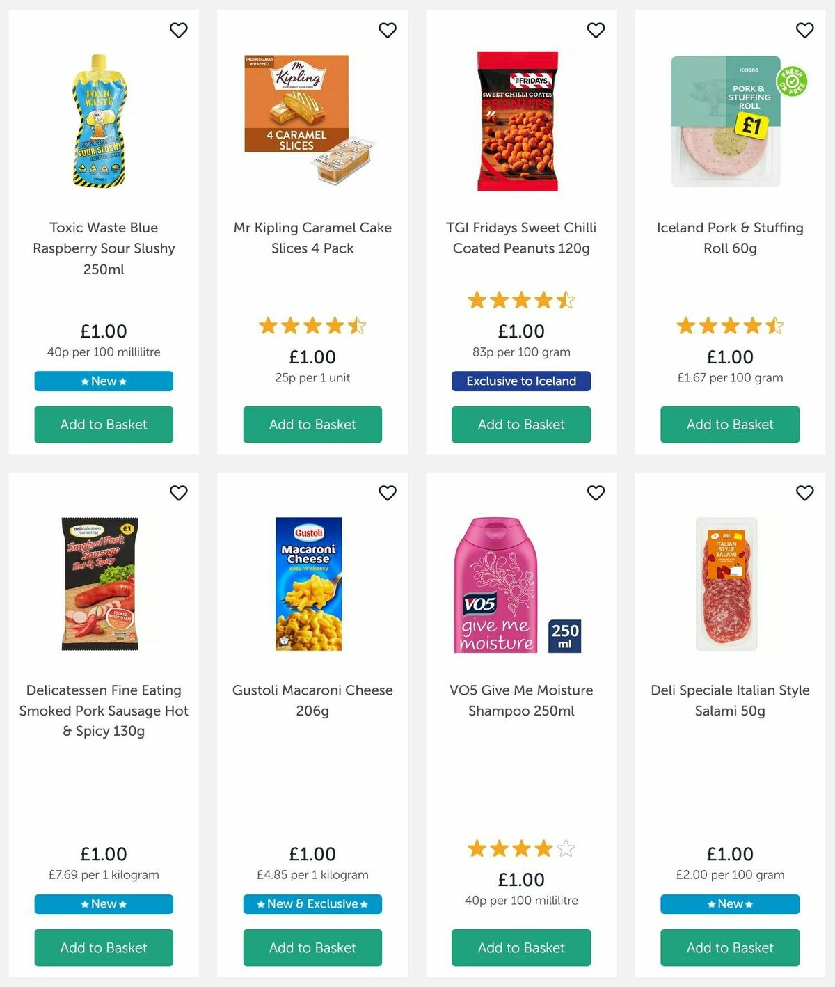 Iceland £1 or Less Offers from 28 May