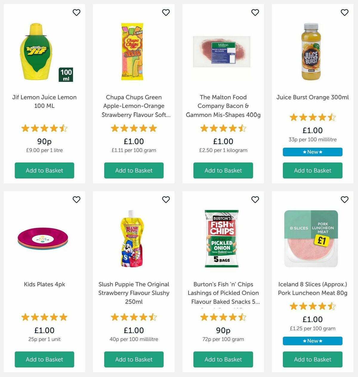 Iceland £1 or Less Offers from 28 May