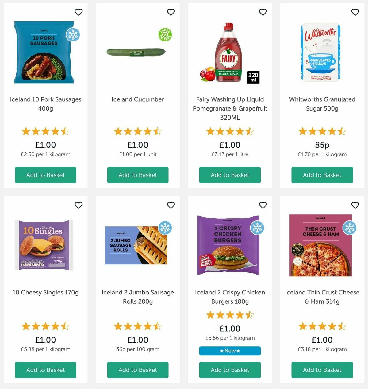 Iceland £1 or Less Offers from 28 May