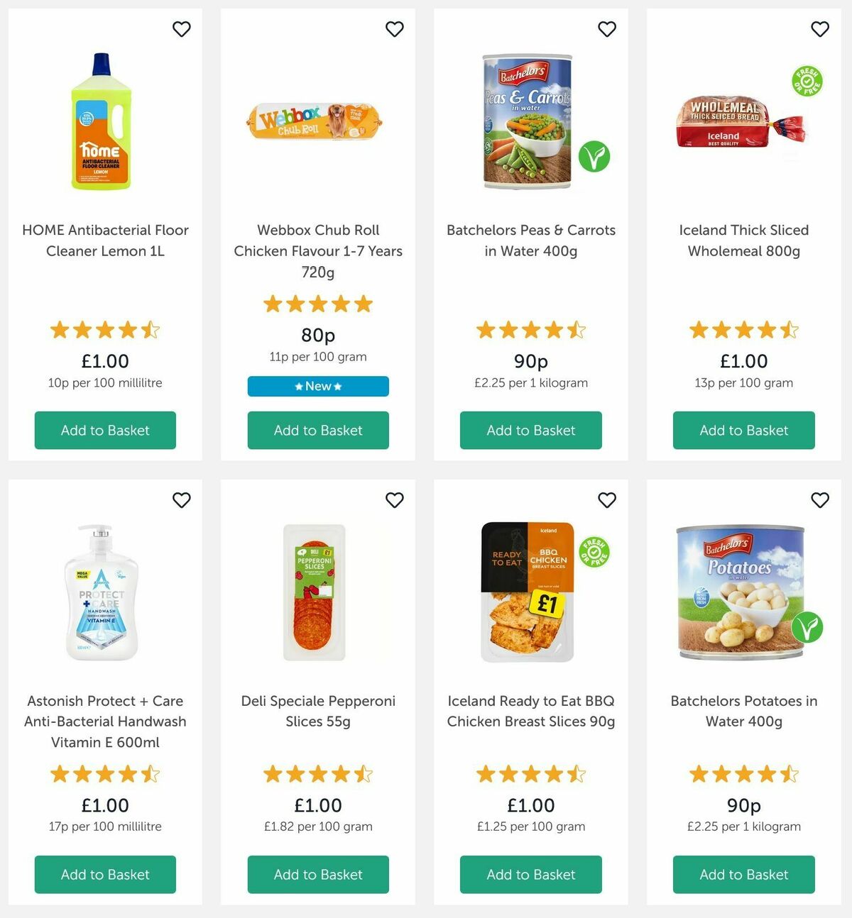 Iceland £1 or Less Offers from 28 May