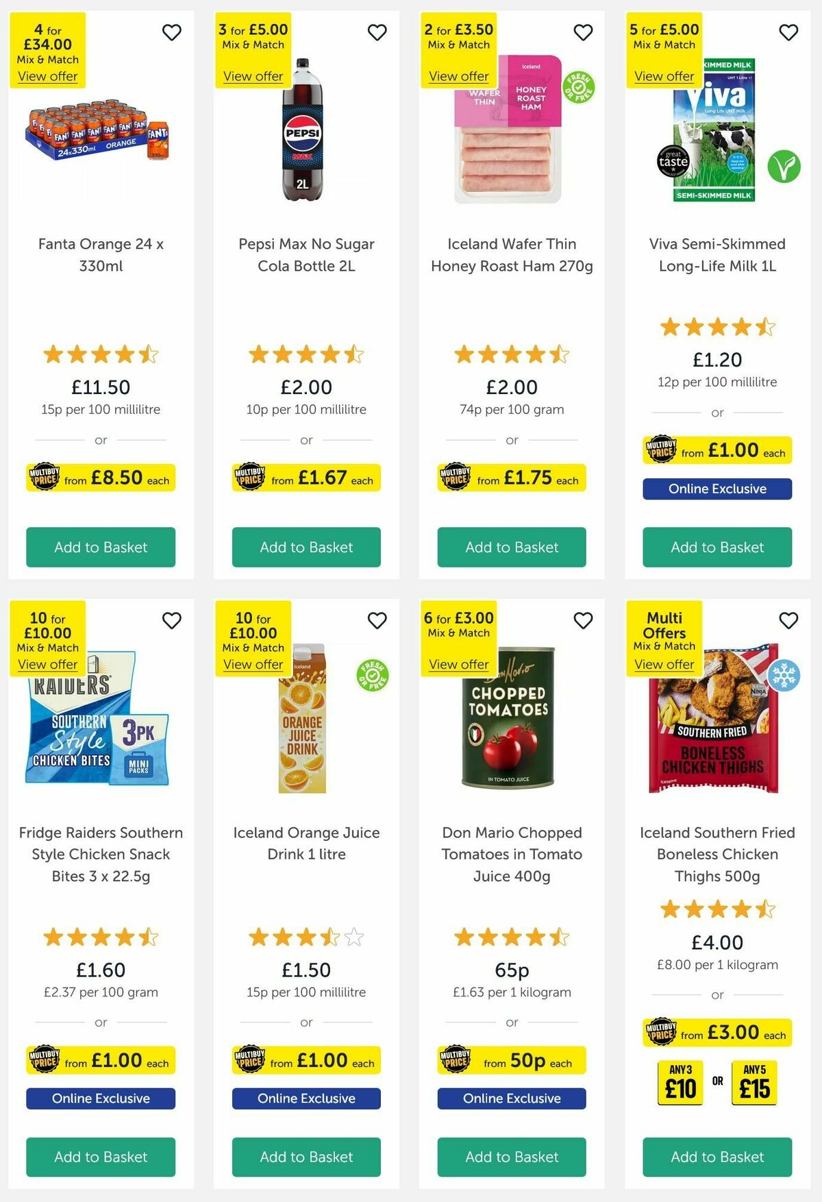 Iceland Offers from 6 June