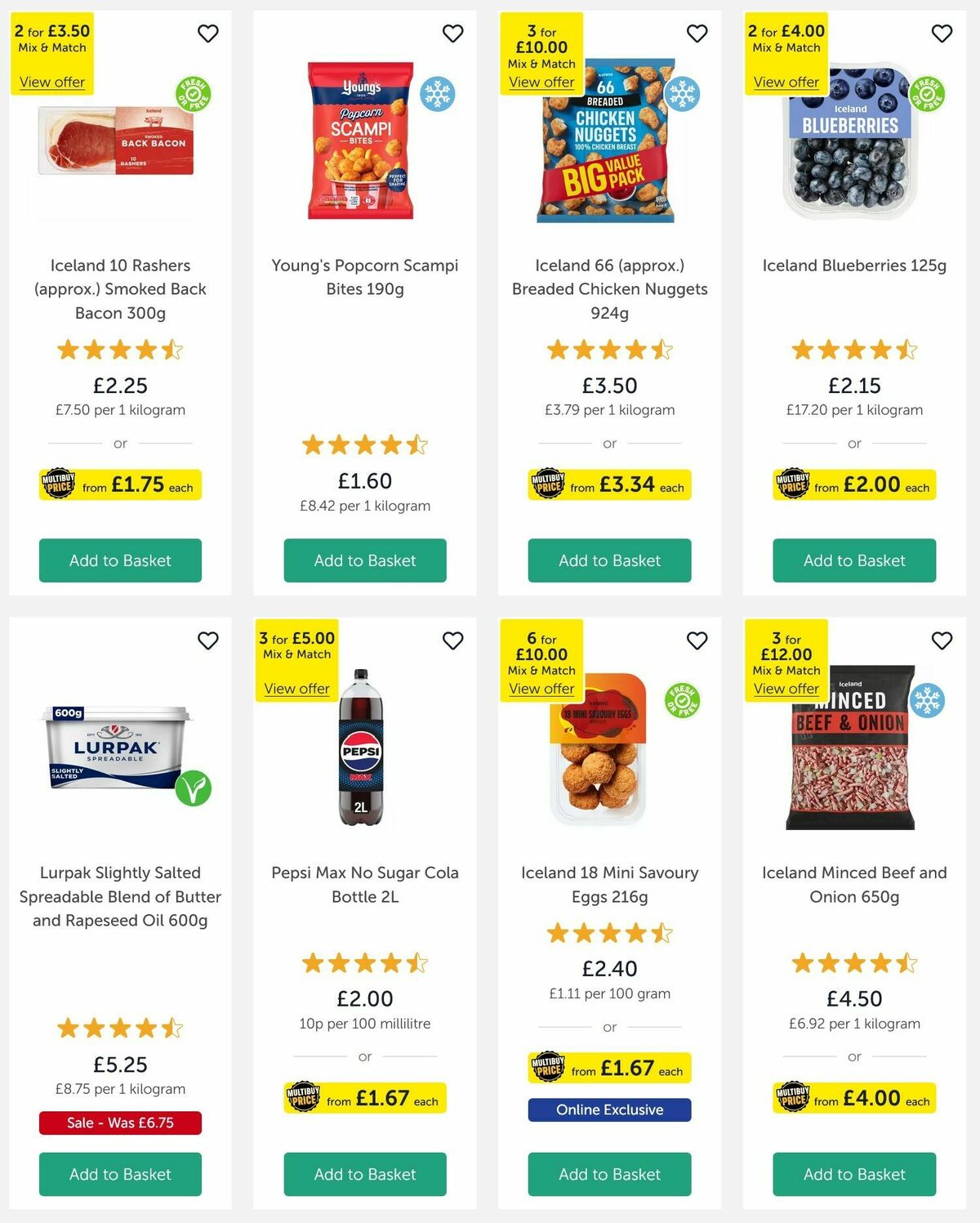 Iceland Offers from 13 June