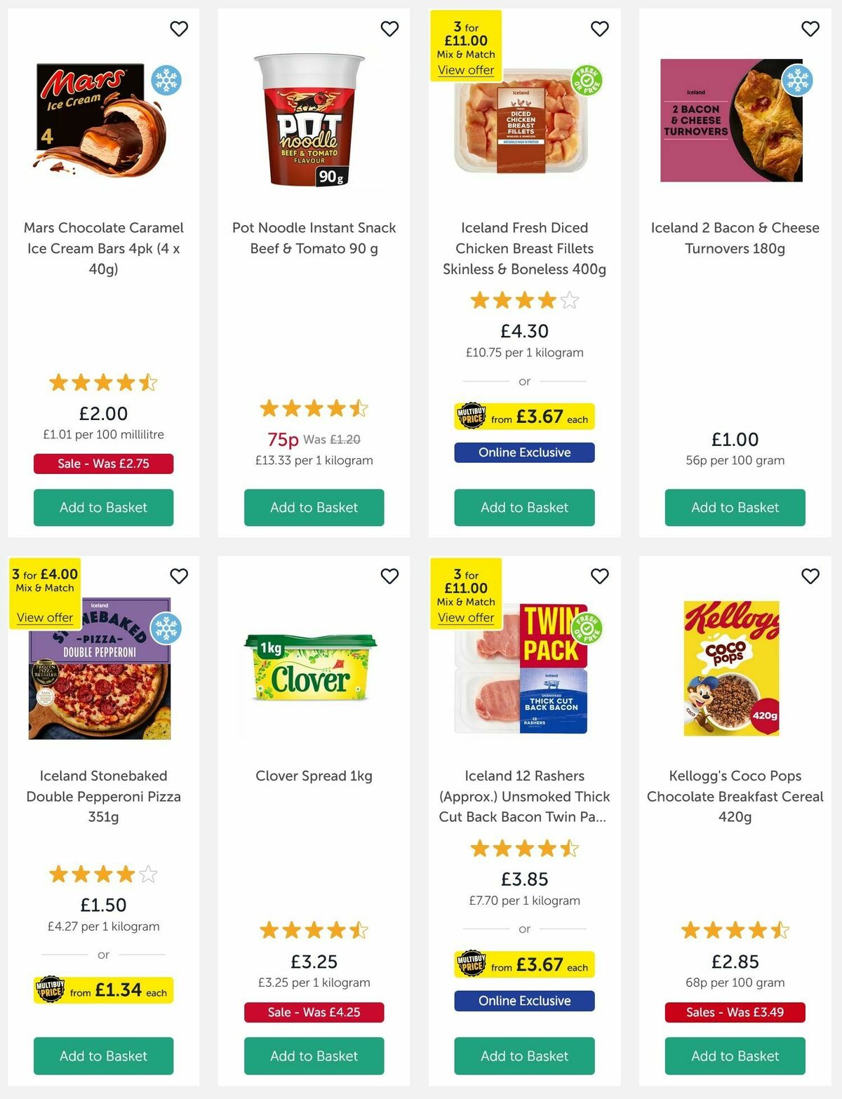 Iceland Offers from 13 June