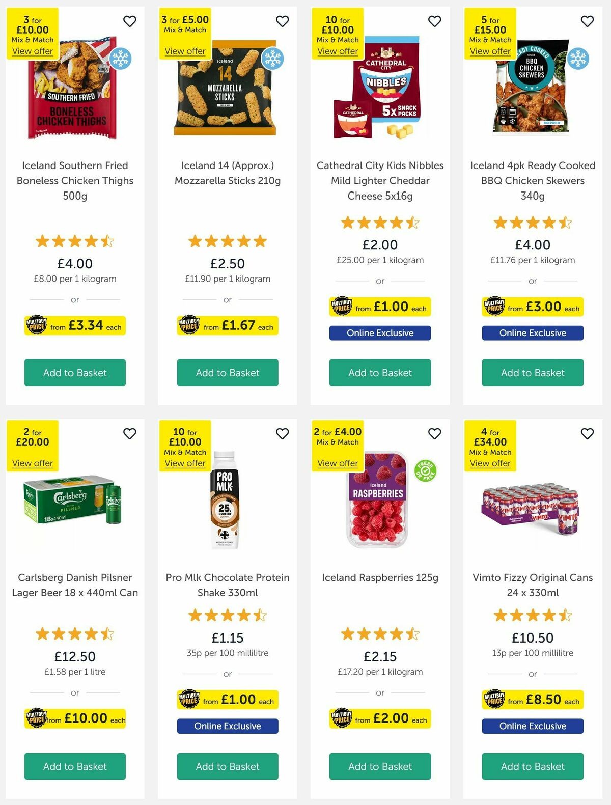 Iceland Offers from 20 June