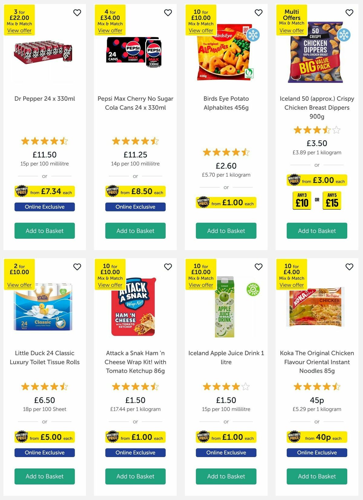 Iceland Offers from 27 June