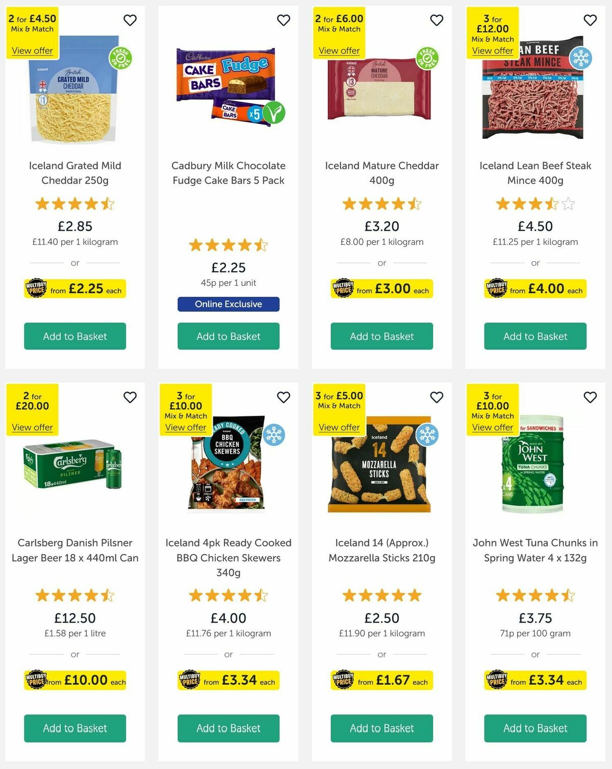 Iceland Offers from 3 July