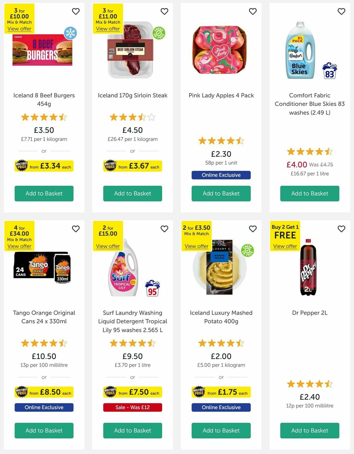 Iceland Offers from 3 July